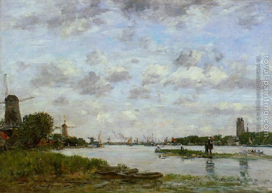 Eugene Boudin : View of Dordrecht